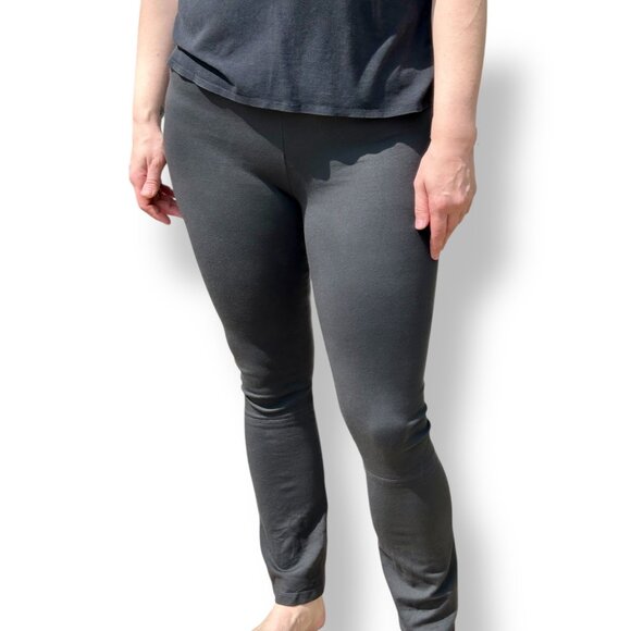 Vince Gray Seamed Stretch Pants Minimalist Corpcore - Picture 1 of 7